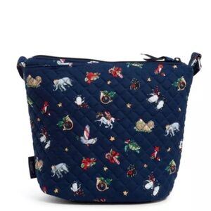 Vera Bradley snowglobe crossbody rooster fox elephant horn Christmas purse
